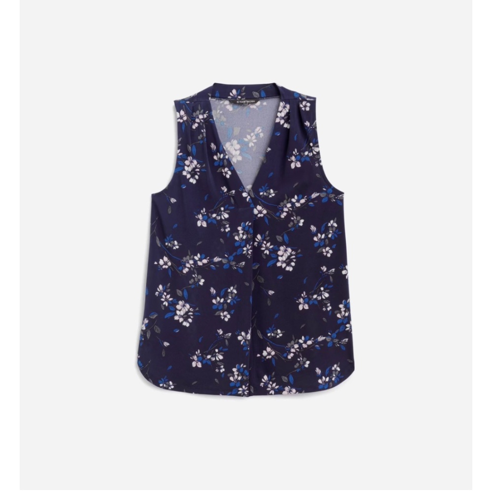 Blue Blouse - Soft & Stretchy
